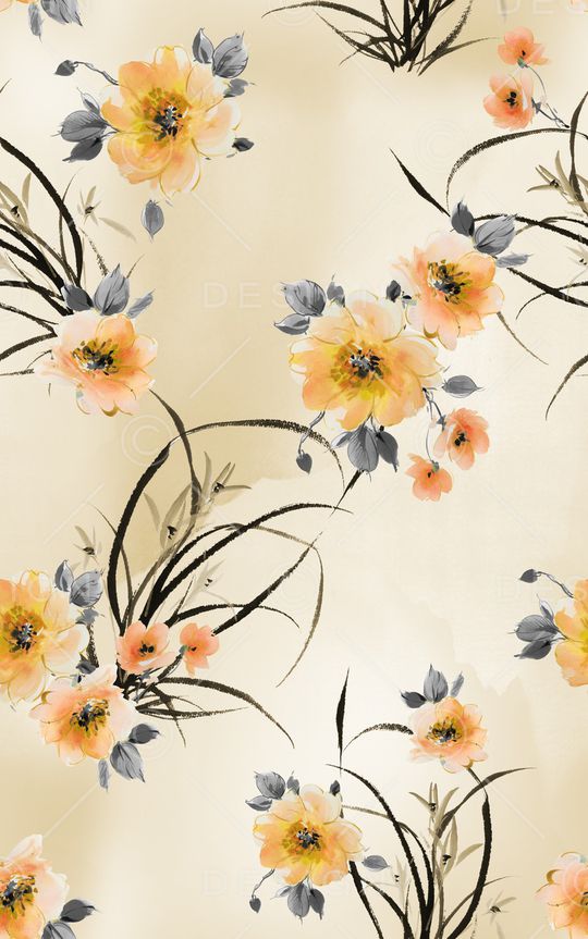 兰花印花华亿平台图片