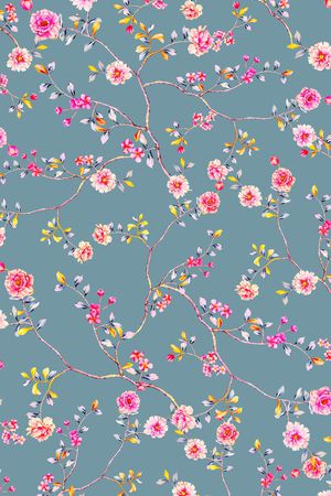 手绘印花华亿平台图片