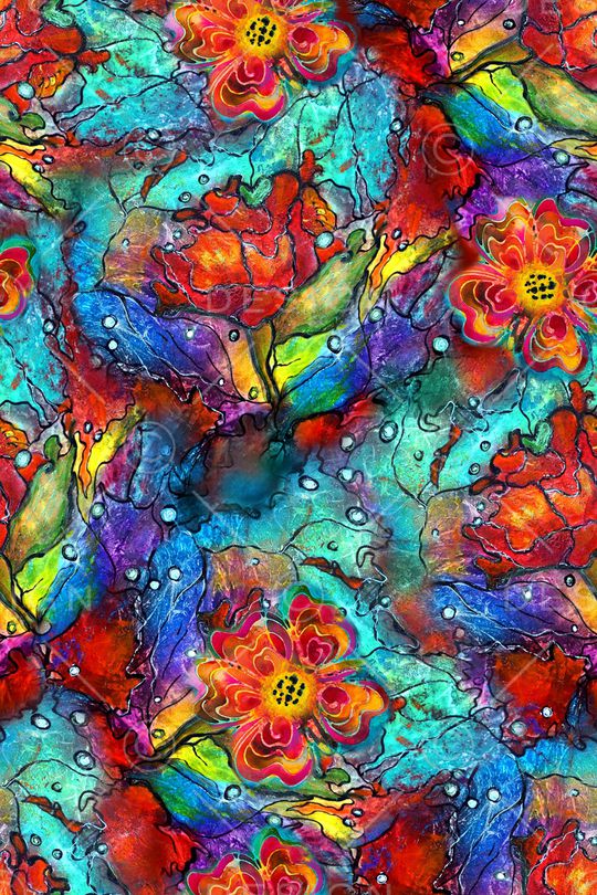 抽象印花华亿平台图片