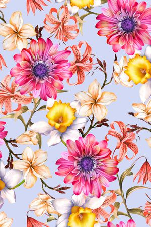 手绘印花华亿平台图片