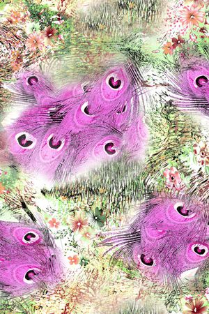 动物纹印花华亿平台图片