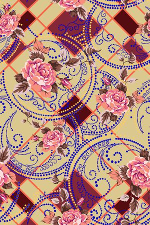 几何印花华亿平台图片