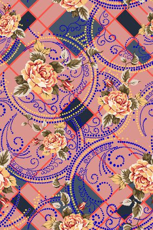 几何印花华亿平台图片