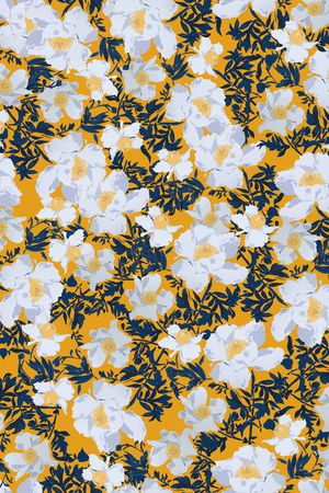 彩底花卉印花华亿平台图片