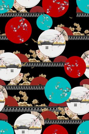 建筑印花华亿平台图片