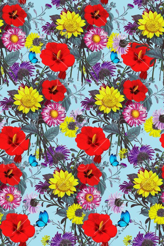 手绘印花华亿平台图片