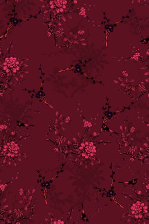 旗袍印花华亿平台图片