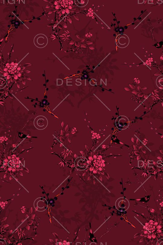 旗袍印花华亿平台图片