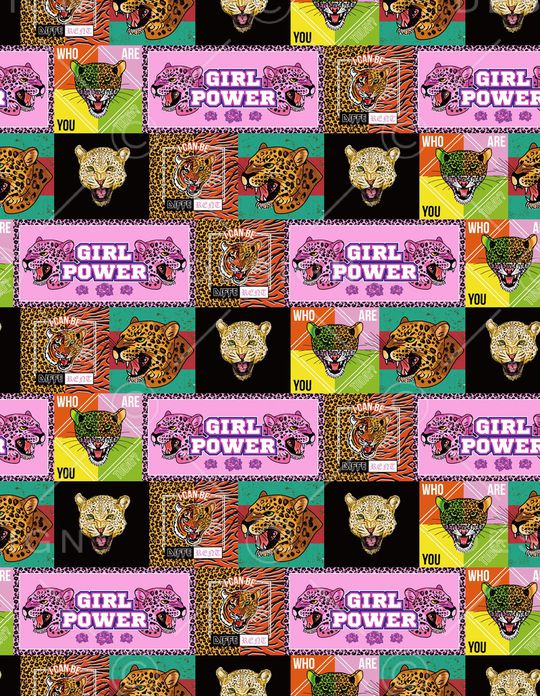 动物纹印花华亿平台图片