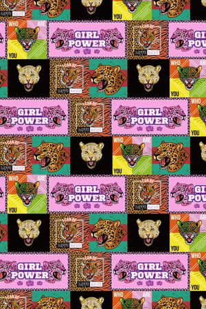 动物纹印花华亿平台图片