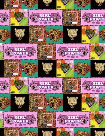 动物纹印花华亿平台图片