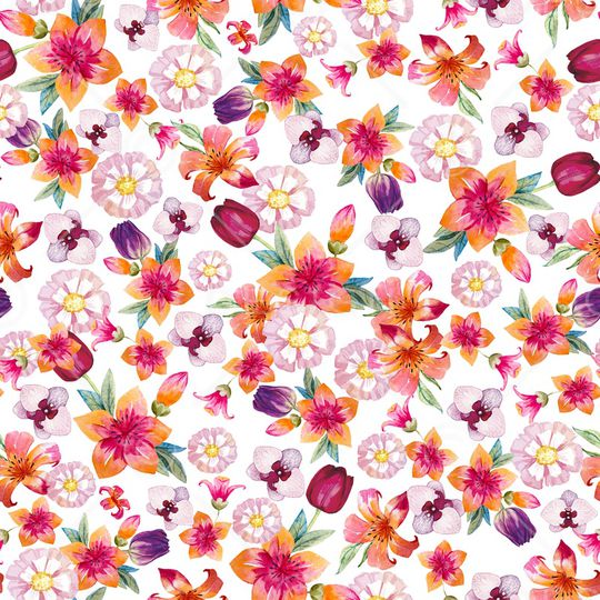 白底花印花华亿平台图片