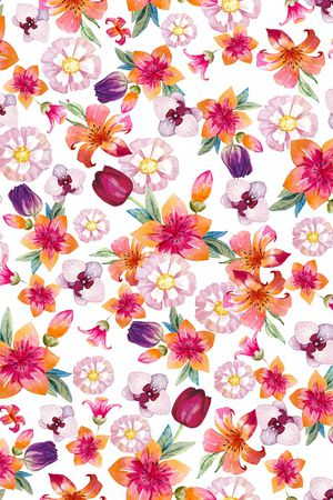 白底花印花华亿平台图片