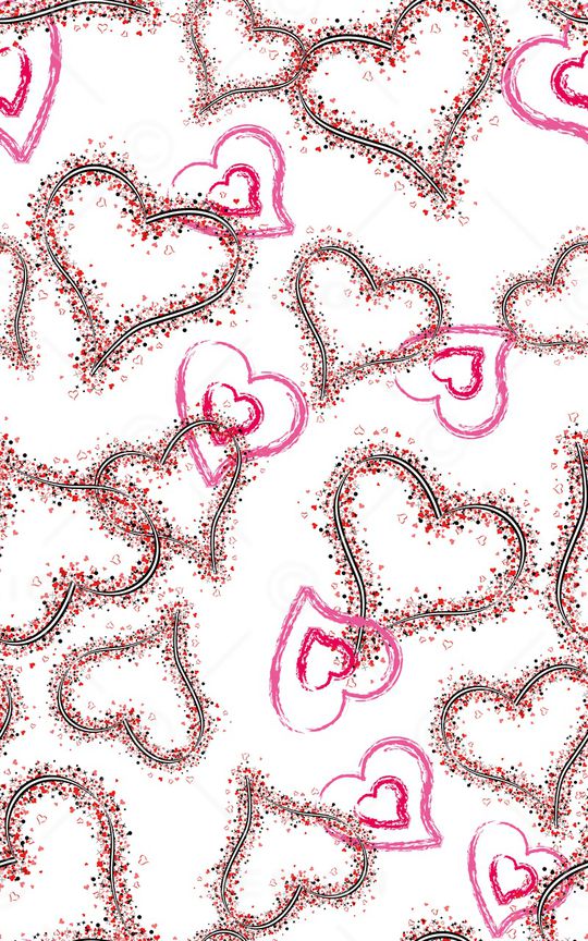 粉红心星印花华亿平台图片