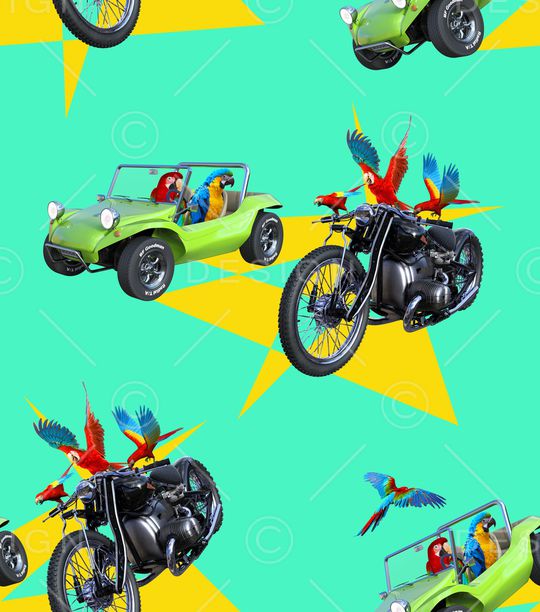 清爽底花卉印花华亿平台图片