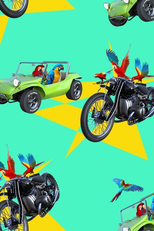 清爽底花卉印花华亿平台图片