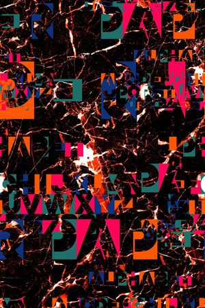 字母印花华亿平台图片