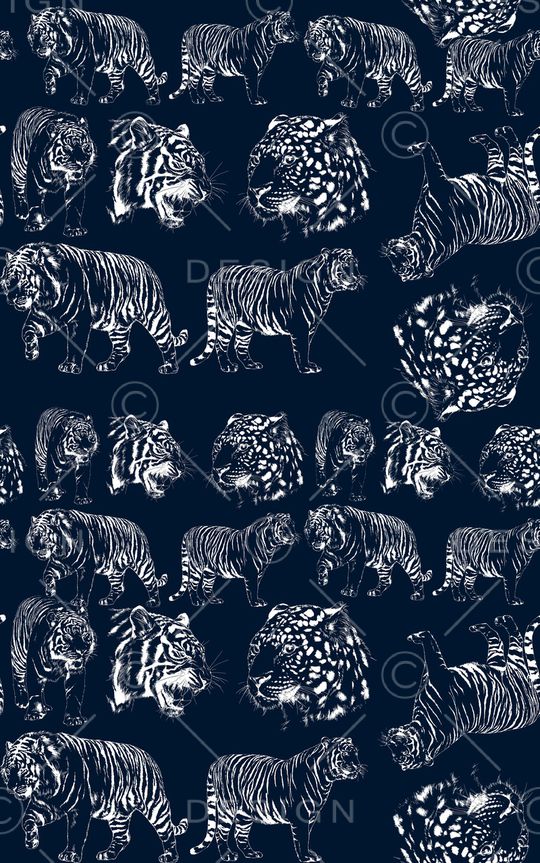 动物纹印花华亿平台图片