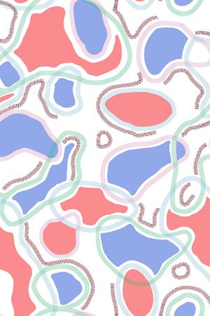 线条画印花华亿平台图片