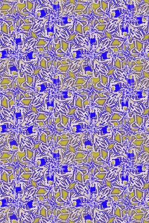 抽象花卉印花华亿平台图片