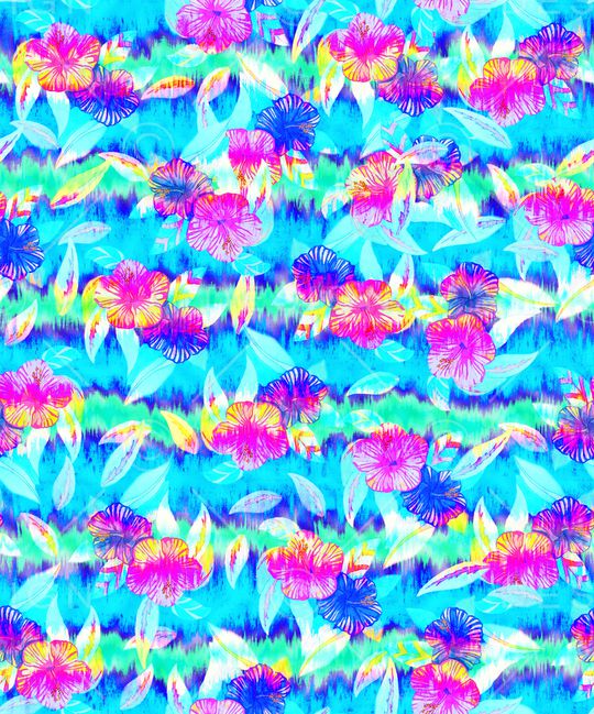 春夏华亿平台印花华亿平台图片