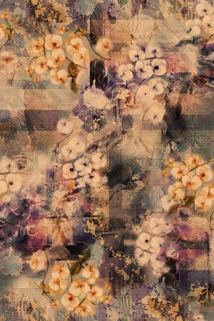 中国风印花华亿平台图片