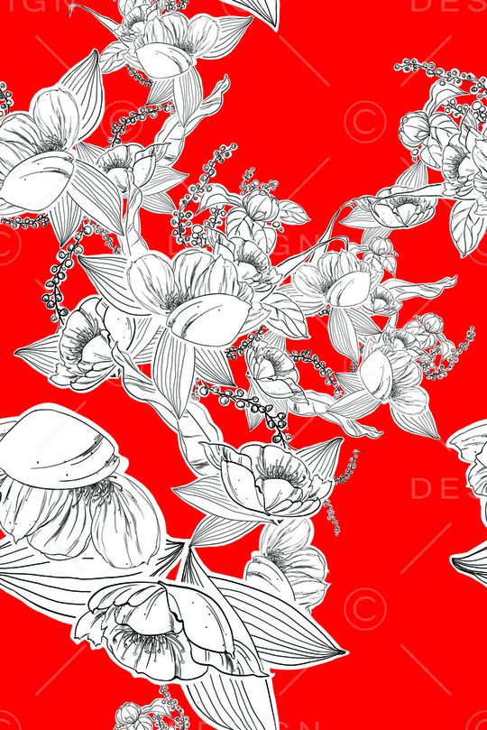 手绘印花华亿平台图片