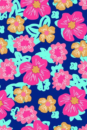 春夏华亿平台印花华亿平台图片