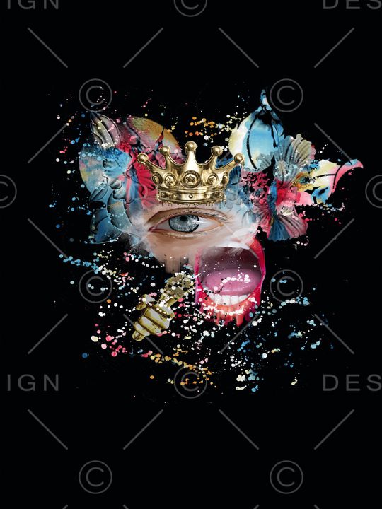 水彩花卉印花华亿平台图片