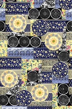 文艺印花华亿平台图片