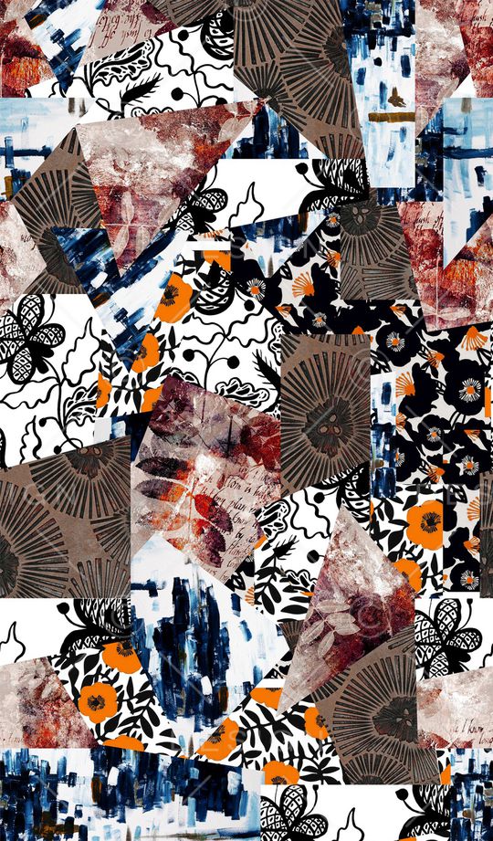 几何印花华亿平台图片