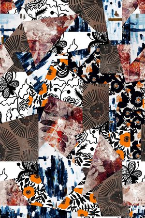 几何印花华亿平台图片