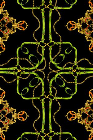 宫廷风印花华亿平台图片