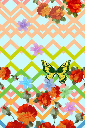 几何印花华亿平台图片