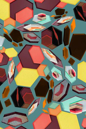 几何印花华亿平台图片