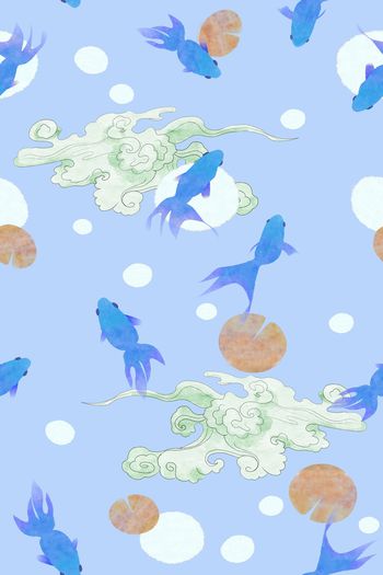 1190247-云海浮萍金鱼-1