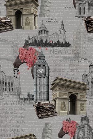 复古风印花华亿平台图片