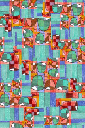 抽象印花华亿平台图片