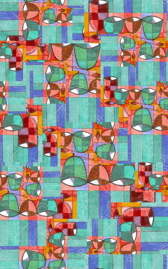 抽象印花华亿平台图片