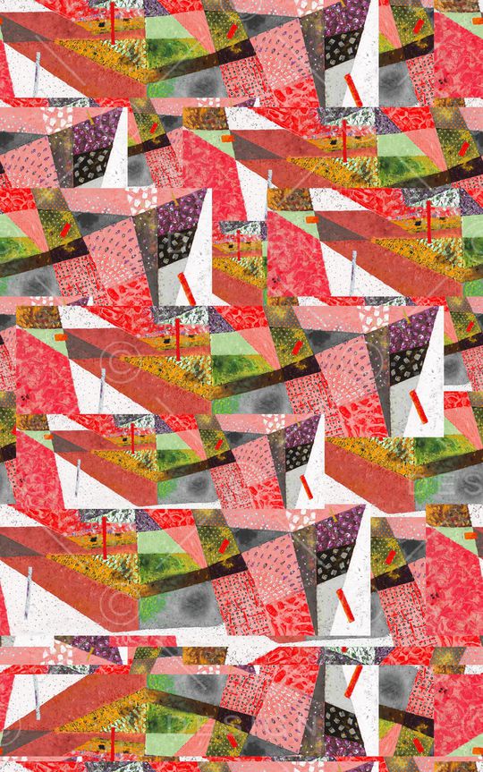 抽象印花华亿平台图片