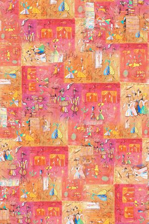 抽象印花华亿平台图片