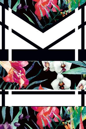 几何印花华亿平台图片