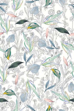 春夏华亿平台印花华亿平台图片