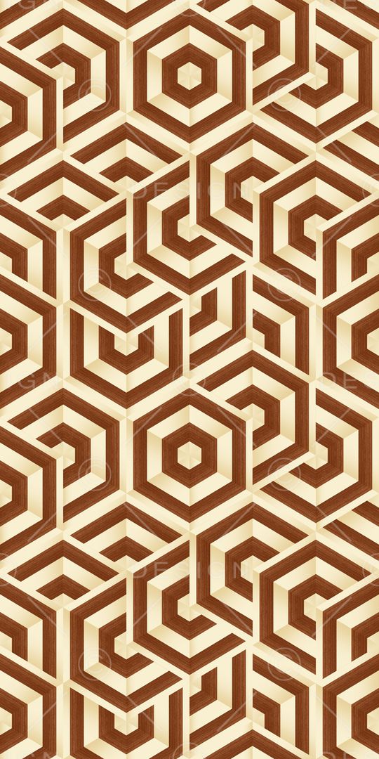 六边形印花华亿平台图片