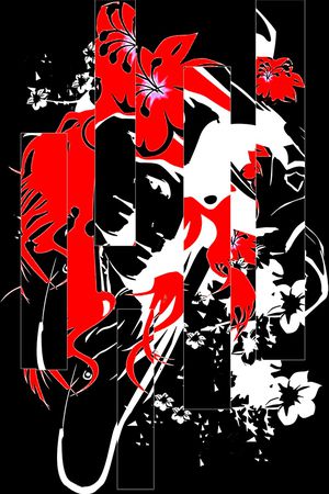 定位花印花华亿平台图片