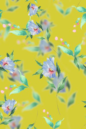 彩底花卉印花华亿平台图片