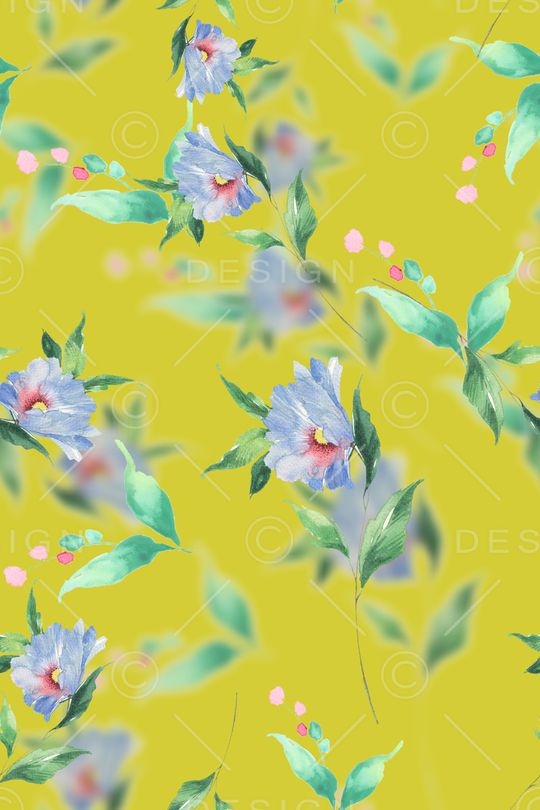 彩底花卉印花华亿平台图片