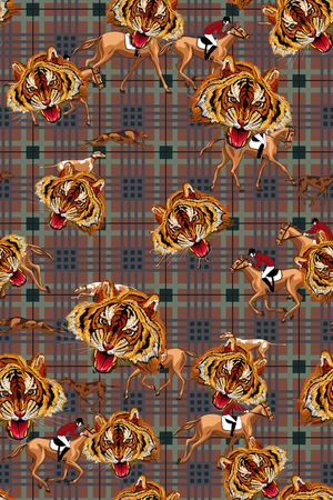 老虎印花华亿平台图片