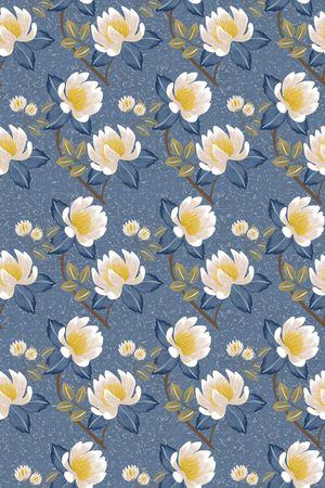 树枝印花华亿平台图片