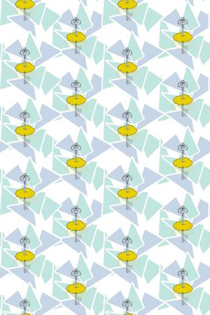 几何印花华亿平台图片